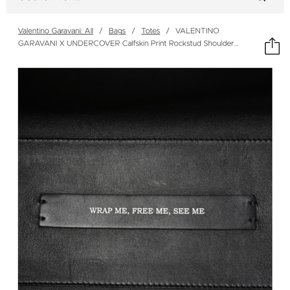 Valentino Garavani X Undercover Rockstud Flip Lock Crossbody Bag - Picture 11 of 15